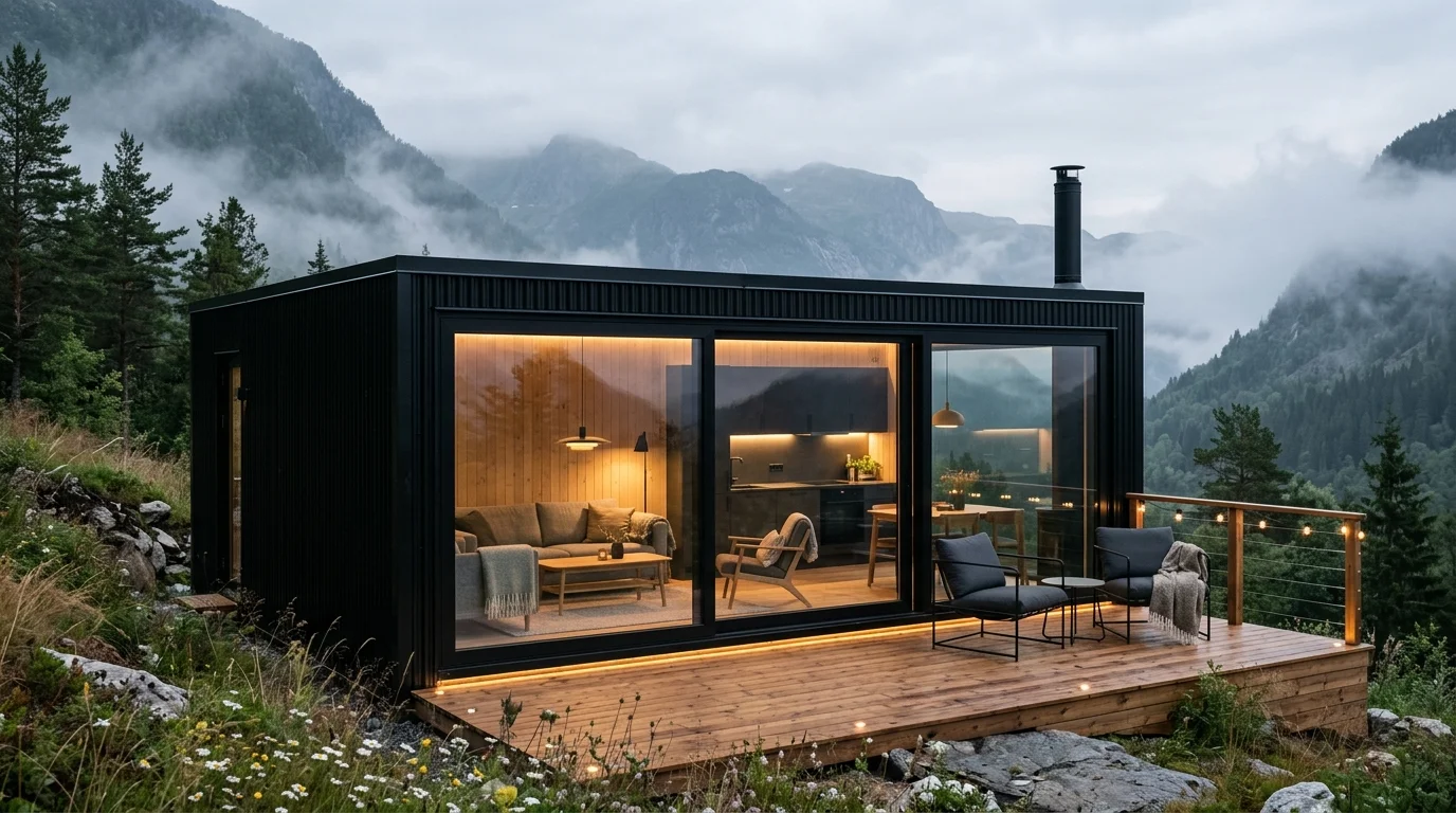 Lüks Tiny House Konteyner Ev Dorva Yapı